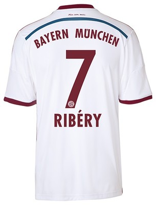 Trikot Adidas FC Bayern 2014-2015 Away - Ribery 7 [164 bis XXL] FCB