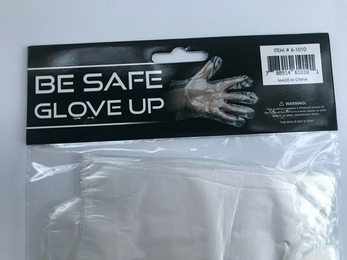 2000 Count - Clear PE Poly Food Service Gloves Plastic Latex Free Powder Free - Picture 5 of 6