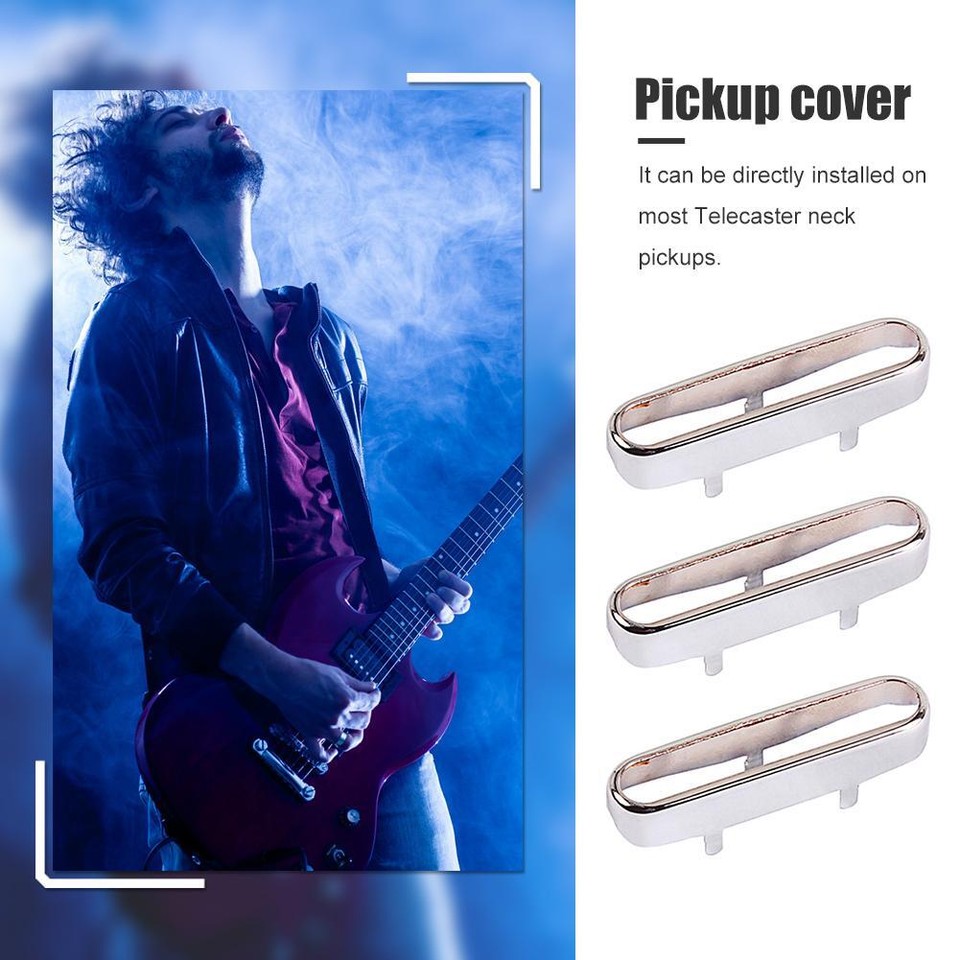 Metal Brass Electric Guitar Neck Pickup Cover for TL Musical Instrument