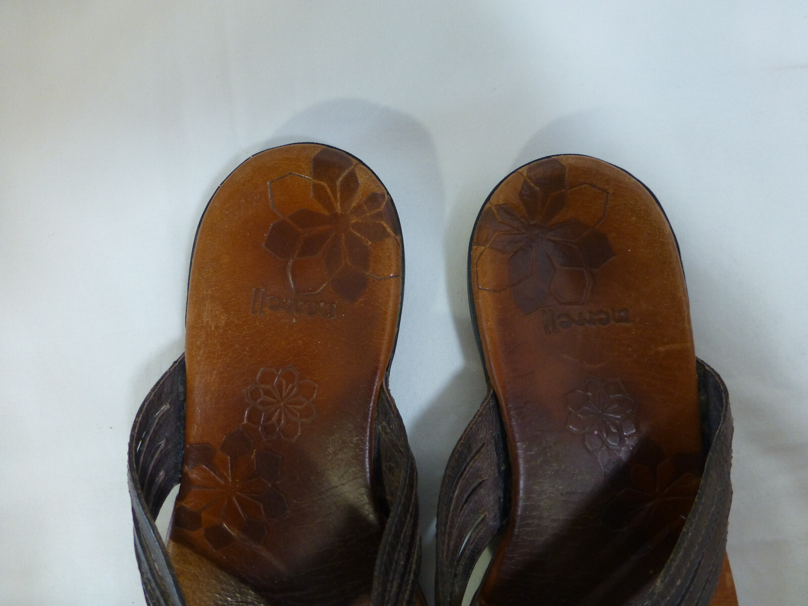 Merrell sandali donna taglia 8 marrone Lidia multi cinturino slip on tanga