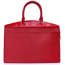 Louis Vuitton Riviera Shoulder Bag Red Leather for sale
