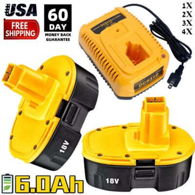 18 Volt for Dewalt 18V Battery  DC9096-2 DC9098 DC9099 NEW replacement