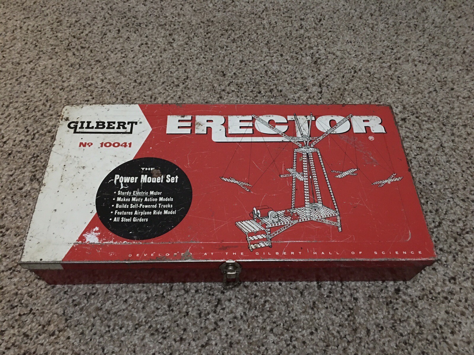 Vintage 1950's Gilbert Erector Set BOX~ no. 10041 | eBay