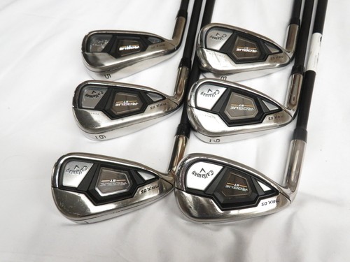 Used LH Callaway Rogue ST Max OS Iron Set 5-PW Project X Cypher Fifty 5.0 Senior - Picture 8 of 9