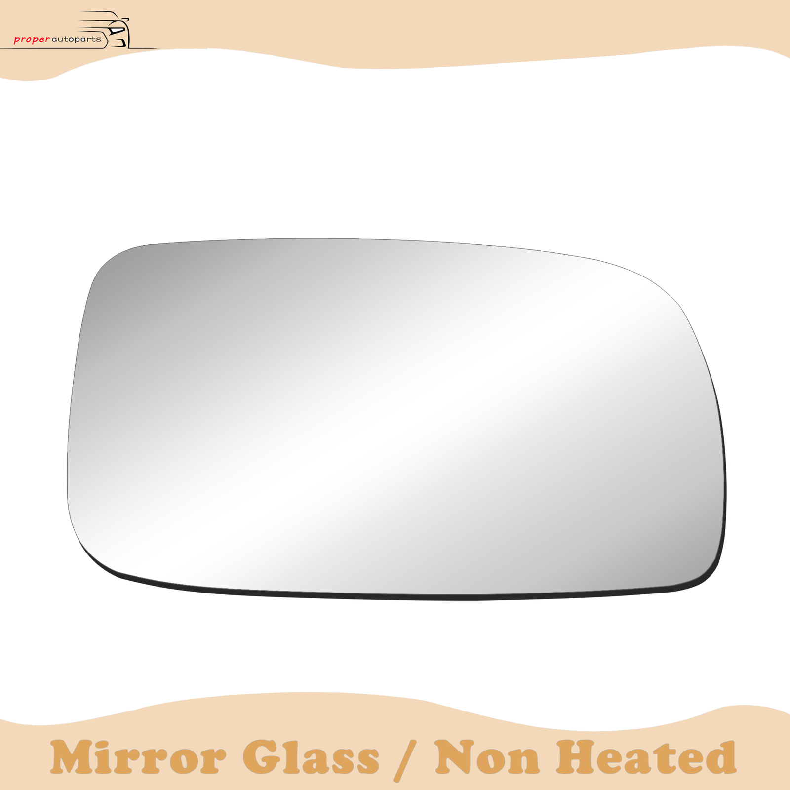 2009-2012 Toyota Camry Right Passenger Side Convex Mirror Glass USA Made-image