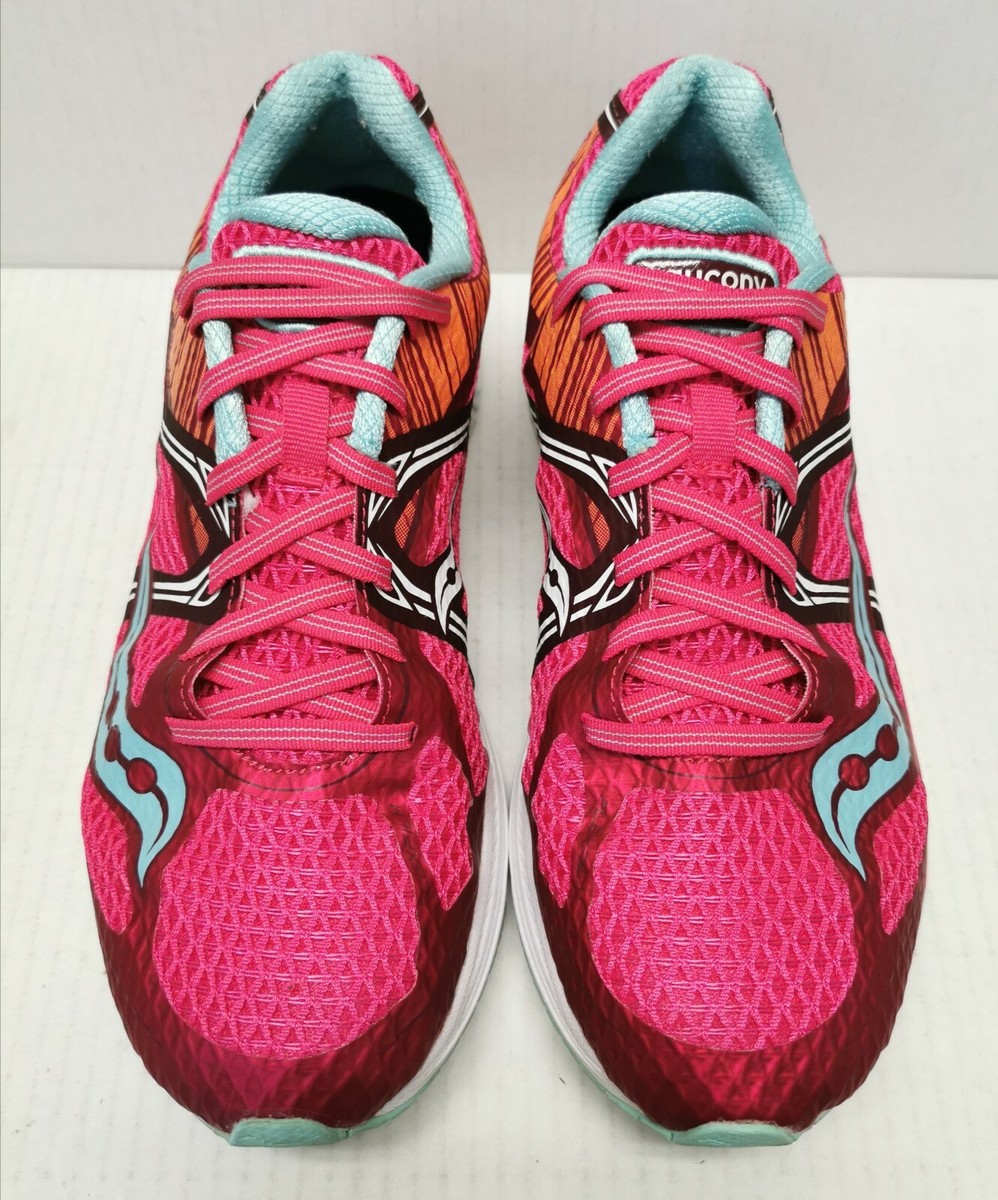 Saucony Women's Fastwitch Running Shoes Vizipro Dark Pink/Mint
