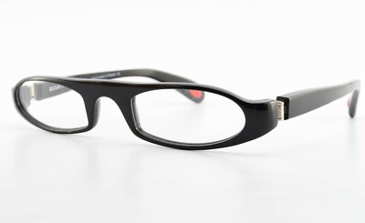 Lunettes Vintage Bugatti 22431 - Cadre Noir Et Argent, Forme Ovale - Monture Métal, Neuf Sans étiquette