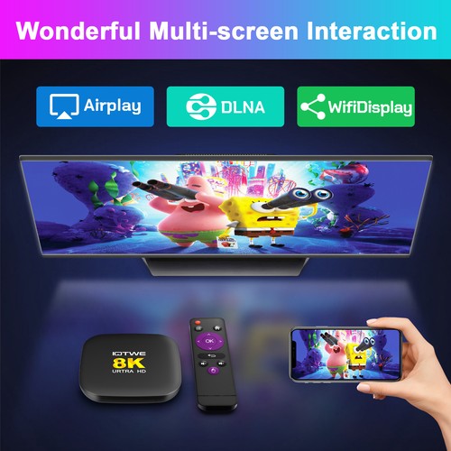 2025 Android 14.0 Smart TV BOX WIFI 128/64/32 GB Sieciowy odtwarzacz multimedialny Octa Core - Zdjęcie 9 z 52
