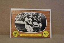1967 TOPPS BLAIR'S HOMER DEFEATS L.A.  #153 BASEBALL CARD