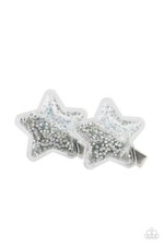 Paparazzi Stellar-ista Silver Star Hair Clips NEW RELEASE 2021