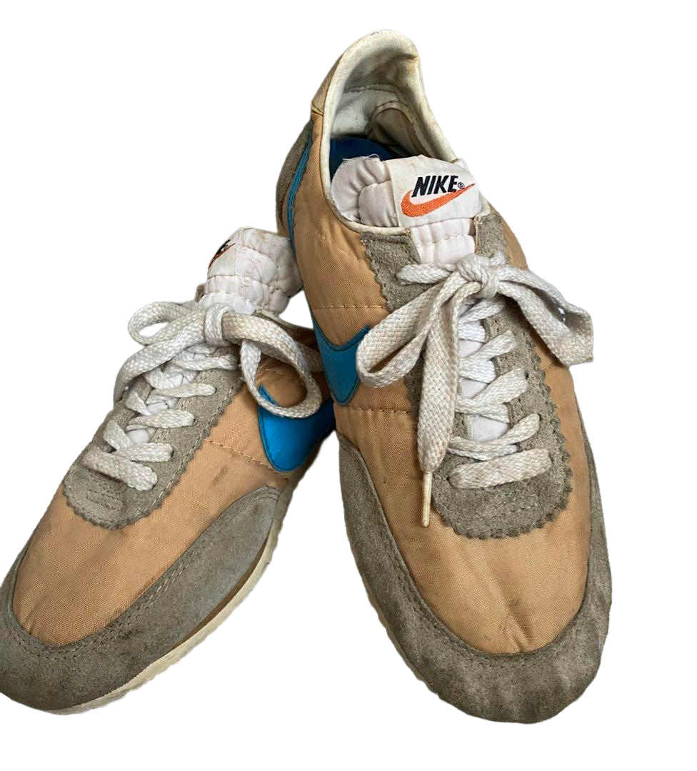 y*a様 Vintage Nike Waffle Trainer 1998 US Nike Waffle Trainer Sneakers Beige Made in Taiwan Vintage Size US
