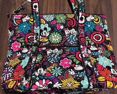 NWT Disney Vera Bradley Mickey Mouse Magical Blooms Black  display picture 2