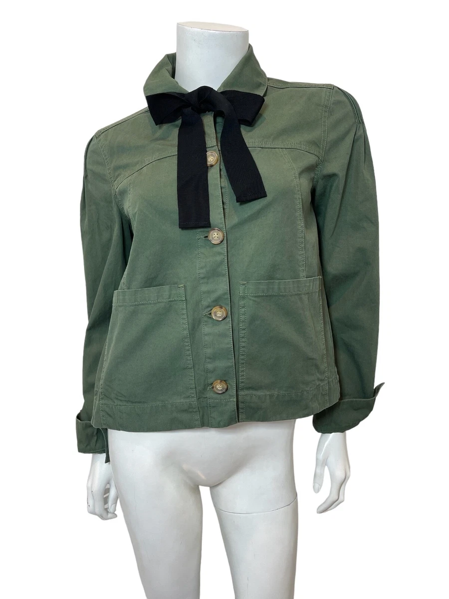 Veronica beard top green jacket