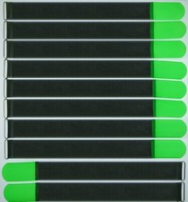 10x Hook and Loop Cable Ties FK 50cm x 50mm Neon Green Hook and Loop Tapes Cable Hook and Loop