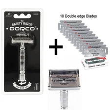 [DORCO] The Safety Razor/Shaver SG A2000 + 10 Double edge Blades