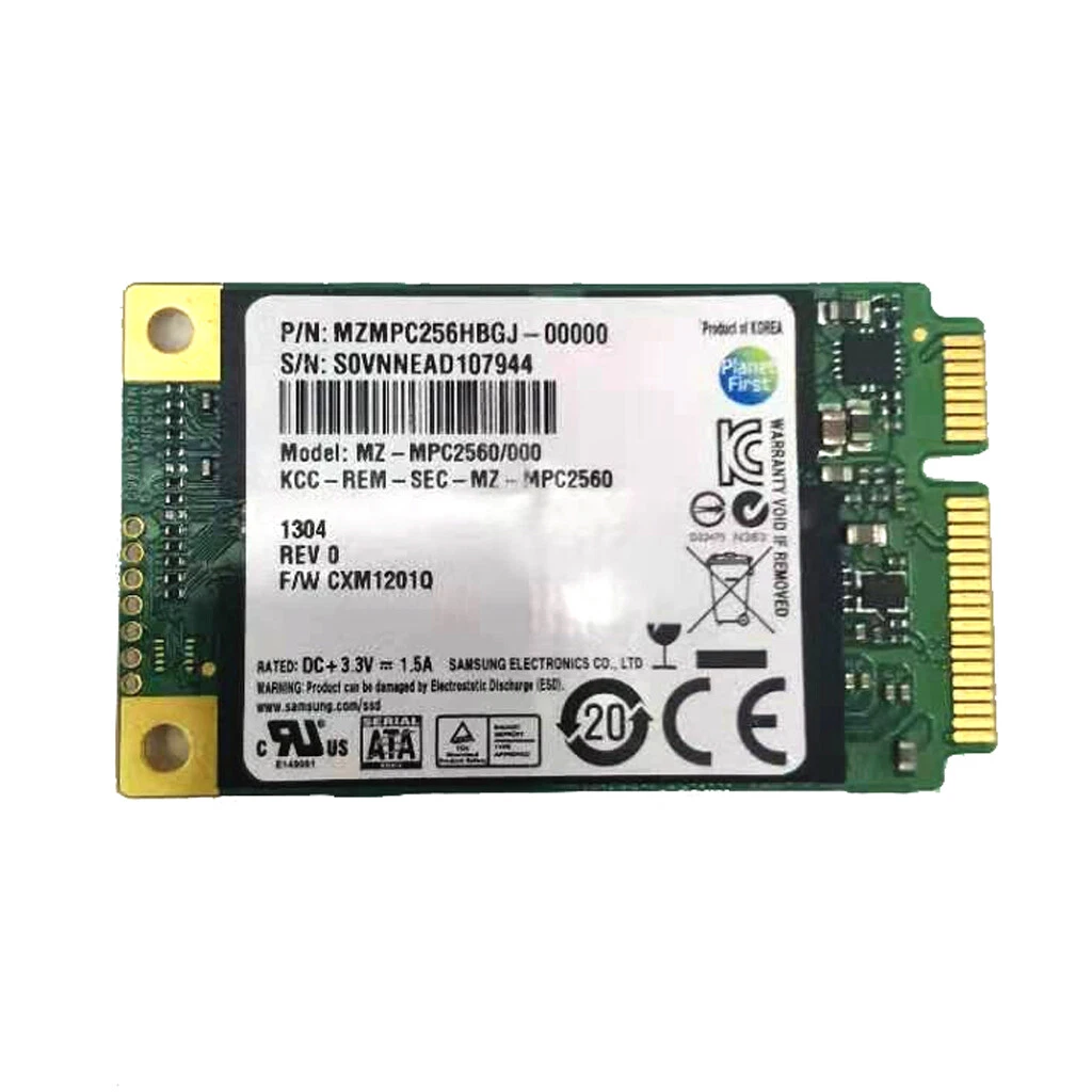 Samsung 256GB SSD mSATA Solid State Drive MZMPC256HBGJ 0000 MZ
