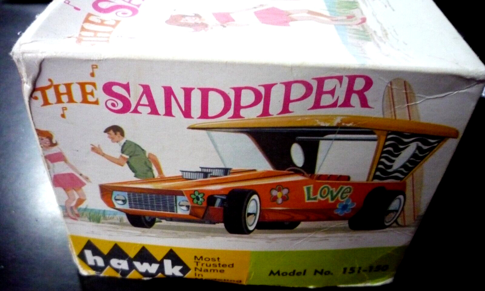 The Sandpiper Custom Beach and Dunes Wagon Hawk Model Kit #151-150 1969 in Box