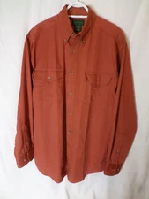 Scandia Woods Cotton Long Sleeve Button Down Shirt Men's Size M
