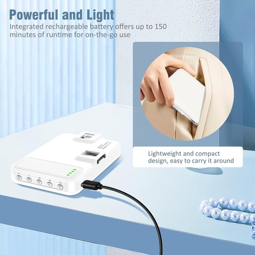 Luz portátil para selfies de 60 LED, iluminación para videoconferencias con - 第 6/6 張圖片
