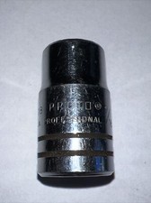 Vintage Proto 5418 9/16" - 1/2β Drive 12-point Chrome Socket Made in USA