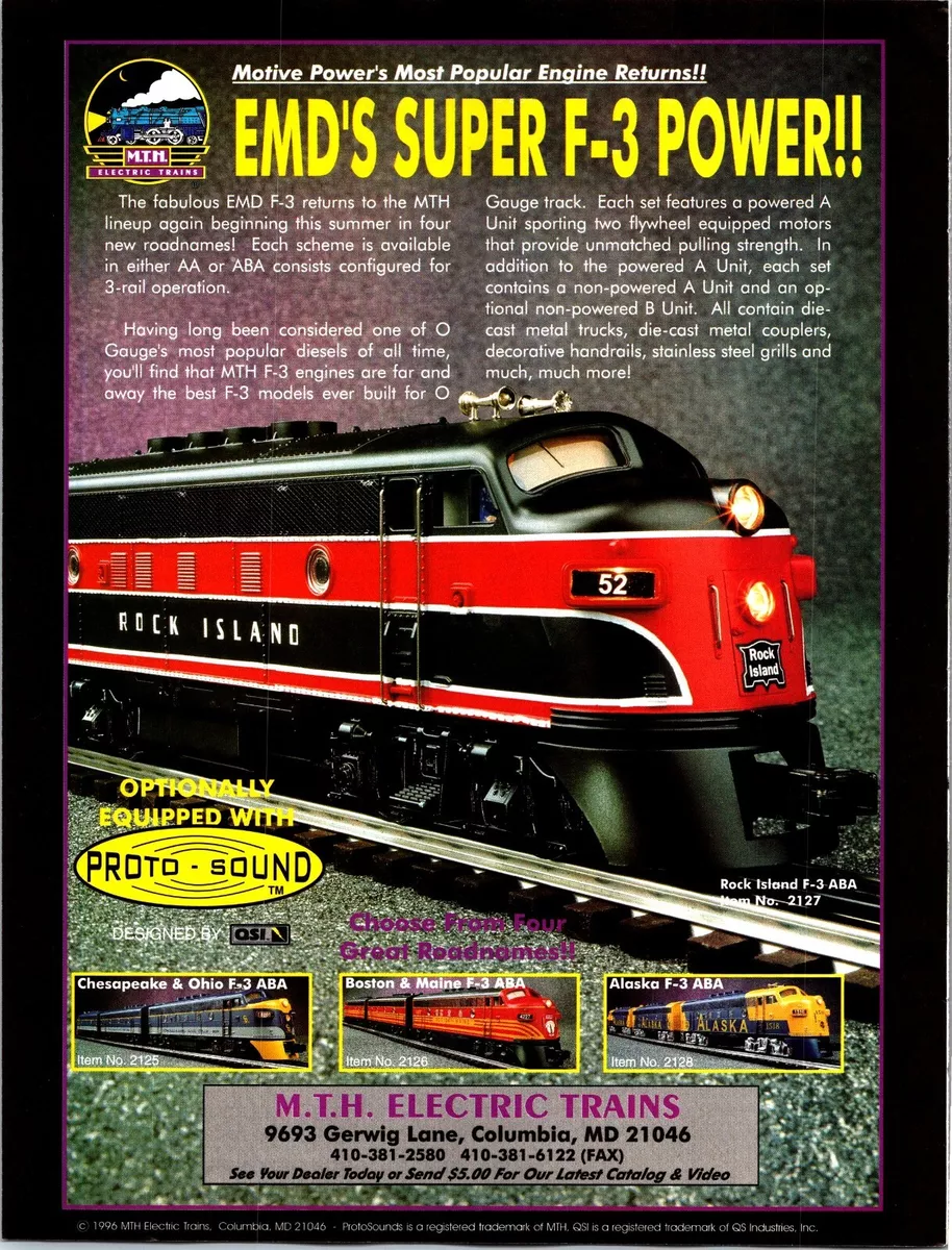 Product Search  MTH ELECTRIC TRAINS