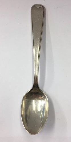 Set Of 6 Vintage Continental Solid Silver Spoons 13cm In Length - Picture 12 of 12