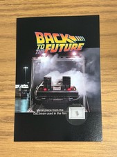 Back To The Future DeLorean Car Metal Authentic Piece Relic Display Hollywood