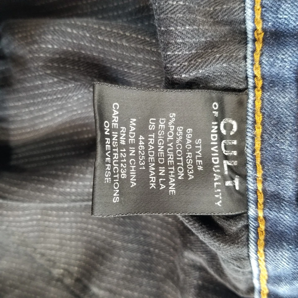 Cult Of Individuality Jeans Men's Sz 42x33 Rocker Slim High Quality Normcore - Image 3 of 4