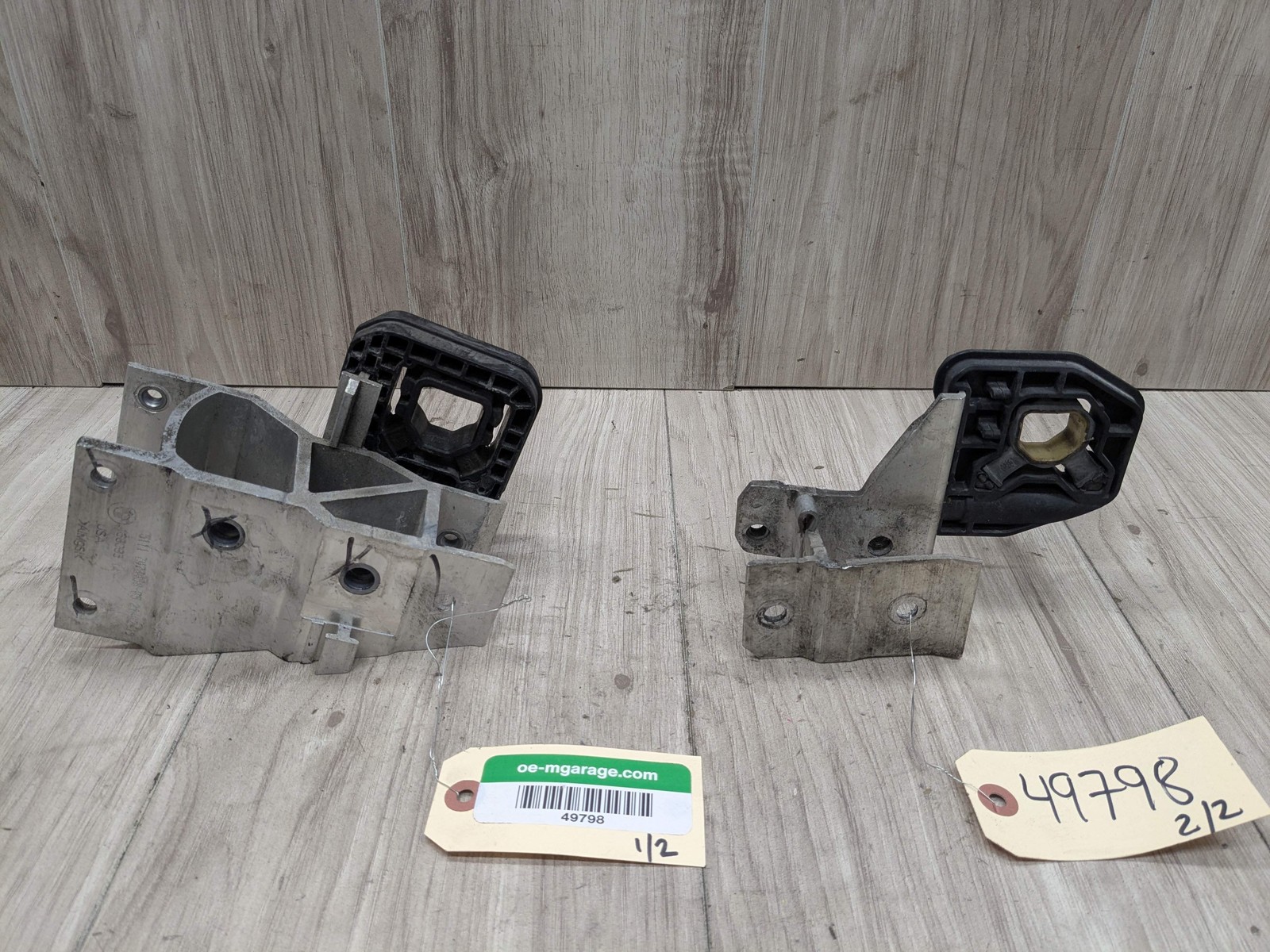 18-24 OEM BMW G01 G02 F97 F98 X3 X4 Left Right Side Bumper Impact Mount Brackets