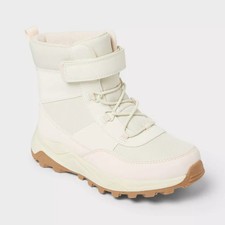 Kids' Noah Waterproof Hiker Snow Boots - Cat Jack, Cream Pink, Size 1