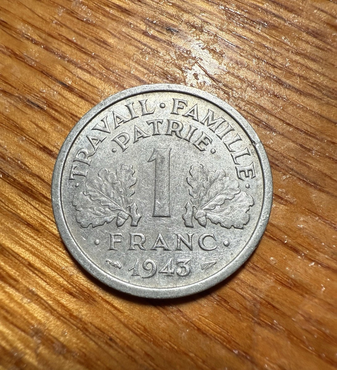 1943 France 1 Franc World War II Uncirculated coin | eBay