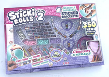 Sticki Rolls Series 2 Wearable Sticker Bracelets Kit   350 Stickers   New 
