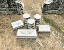 Munitionskiste / Fässer Set - 28mm Tabletop ...