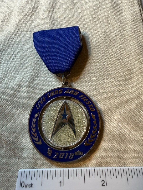 2018 Love Long And Prosper SA 300 Fiesta Medal HTF Star  Trek inspired