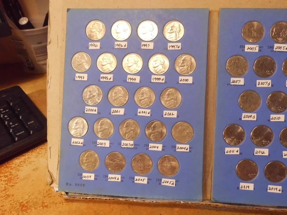 JEFFERSON NICKELS COLLECTION COMPLETE 1996 to 2025 P&D COINS - #POS417 - Image 2 of 4