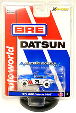 HTF iWHEELS SC404 R1 Auto World Xtraction 1971 BRE Datsun 240Z 3 HO Slot Chase