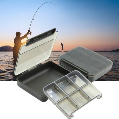 Transparent Lid Tackle Box Multi Compartment Fishing Hook Storage Container