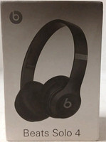 Beats by Dr. Dre Solo 4 Wireless Bluetooth On-Ear Headphones, Black, Mic