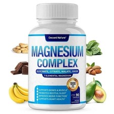 Magnesium Complex 1000mg Supplement   7 Types Including Magnesium Glycinate-