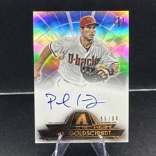 2014 Topps Tribute PAUL GOLDSCHMIDT Tribute To The Pastime AUTO #'d /99 #TPT-PG