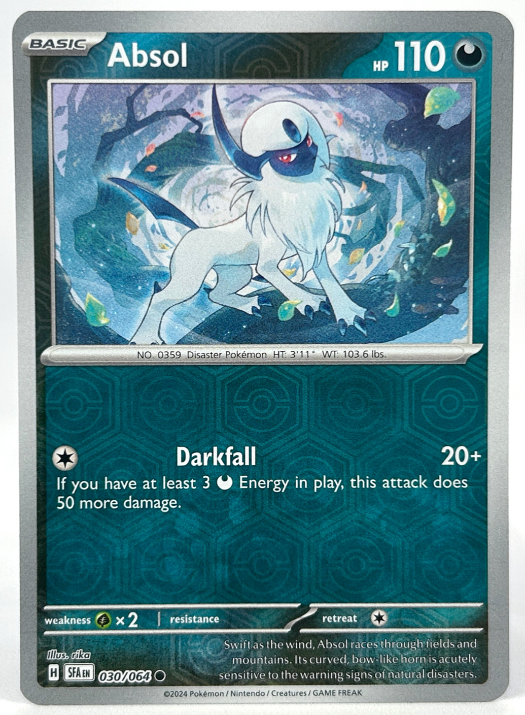 ABSOL Reverse Holo Scarlet Violet Shrouded Fable 30/64 Pokemon