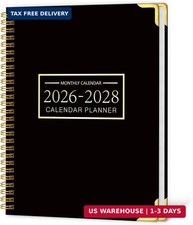 2026-2028 Monthly Planner - 3 Year Monthly Planner 2026-2028, Jan. 2026 - Dec. 2