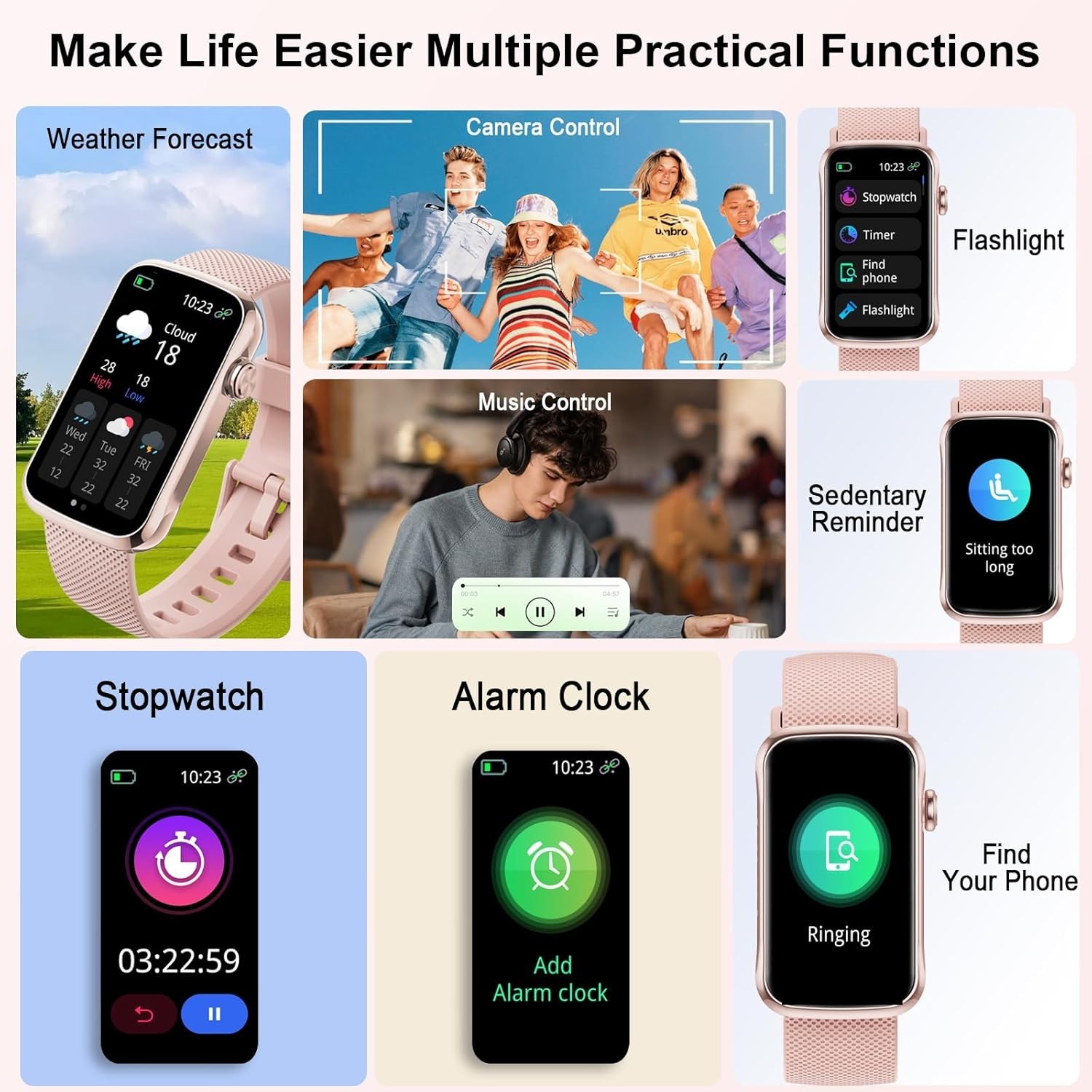 Orologio Fitness Activity Tracker per Donna foto 6