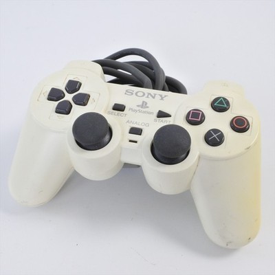 PS1 Analog Controller DUALSHOCK SCPH-1200 White Official Made in