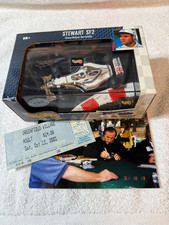 Hot Wheels F1 SIGNED Stewart Ford SF2 Rubens Barrichello 1/43