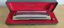Hohner Chromonica 270 C &ndash; Chromatische Mundharmonika (3 Oktaven) mit Etui