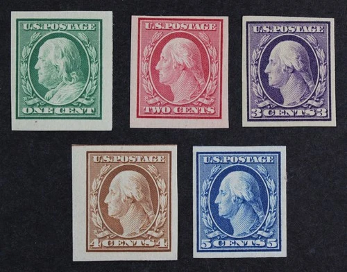 CKStamps: US Stamps Collection Scott#343-347 Mint H OG