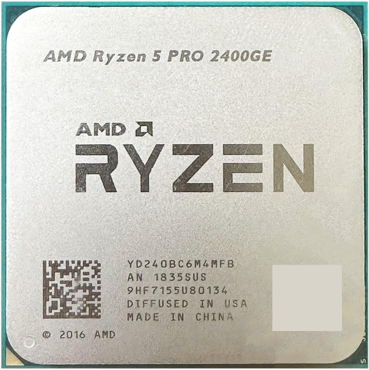 AMD Ryzen 5 PRO 2400GE 3.2GHz 4 Cores Desktop Processor