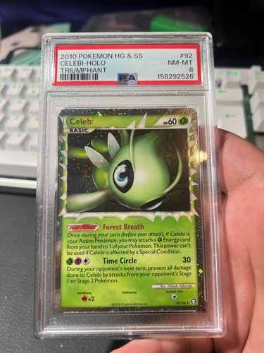 Celebi graded PSA 8 for sale on eBay