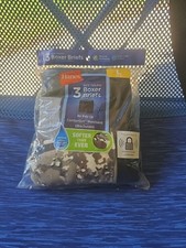 3 Pairs of Boys 14-16 Hanes Boxer Briefs NIP Camouflage and Black Size Large New